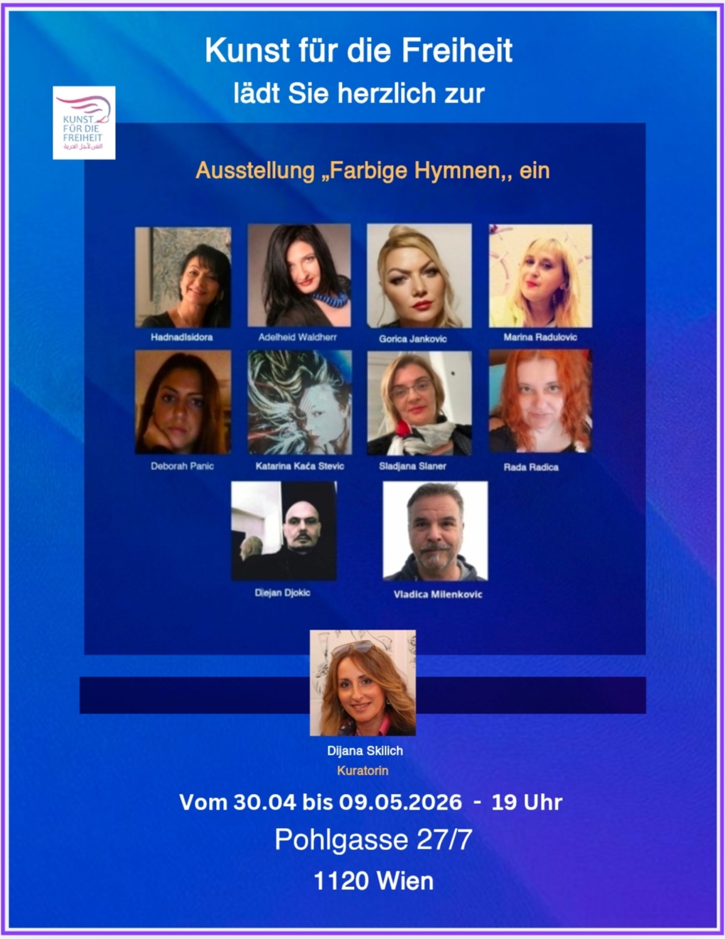 Flyer Farbige Hymnen